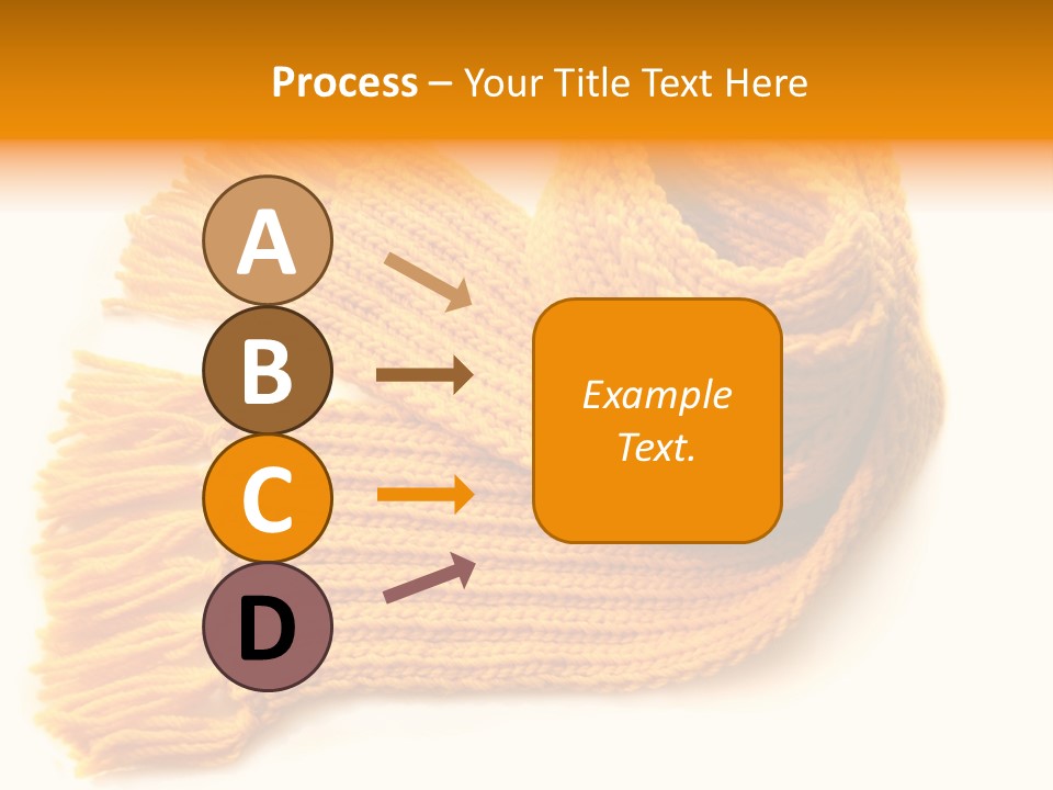 Accessory Scarf Warm PowerPoint Template