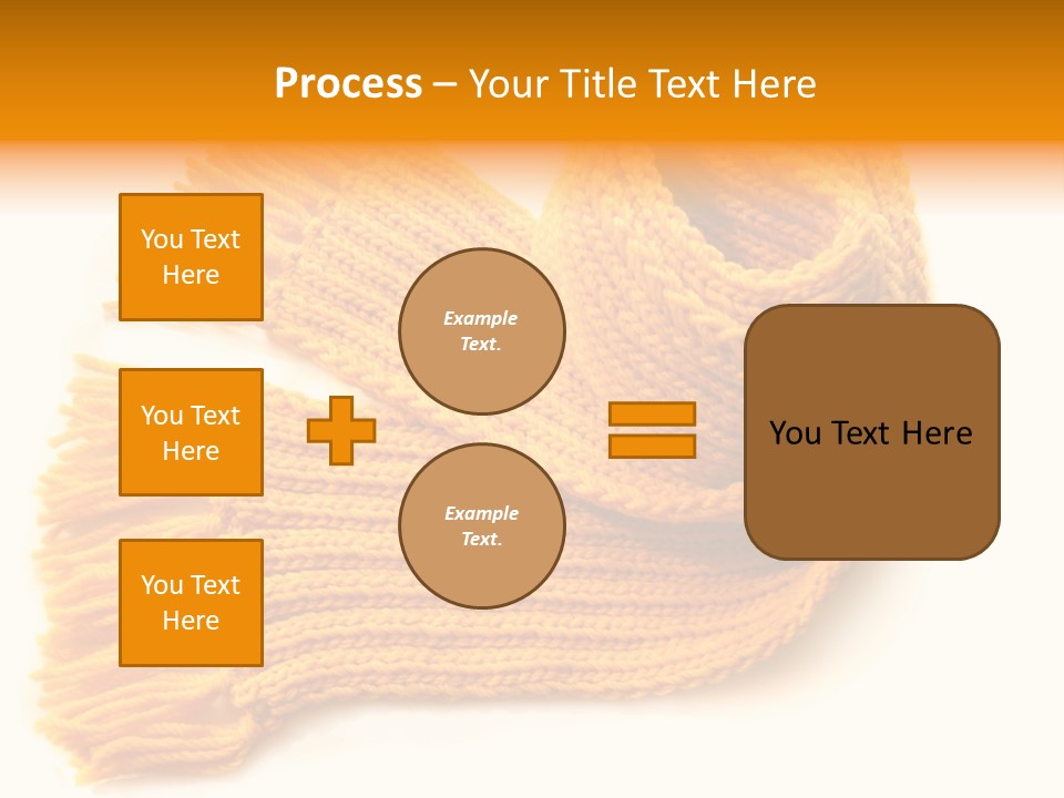 Accessory Scarf Warm PowerPoint Template
