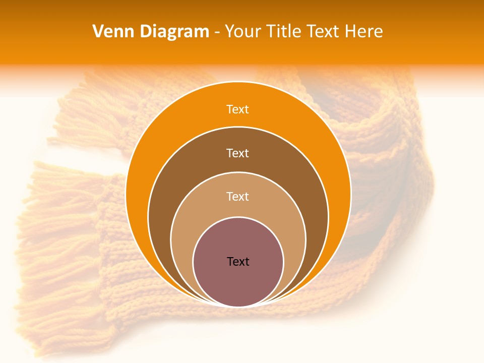 Accessory Scarf Warm PowerPoint Template