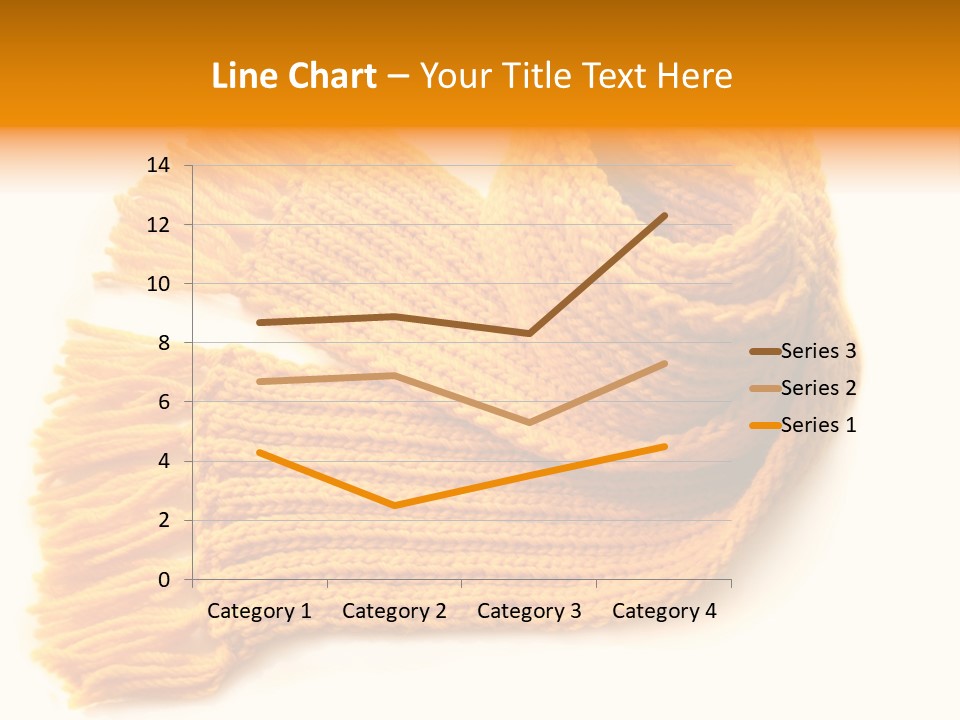 Accessory Scarf Warm PowerPoint Template