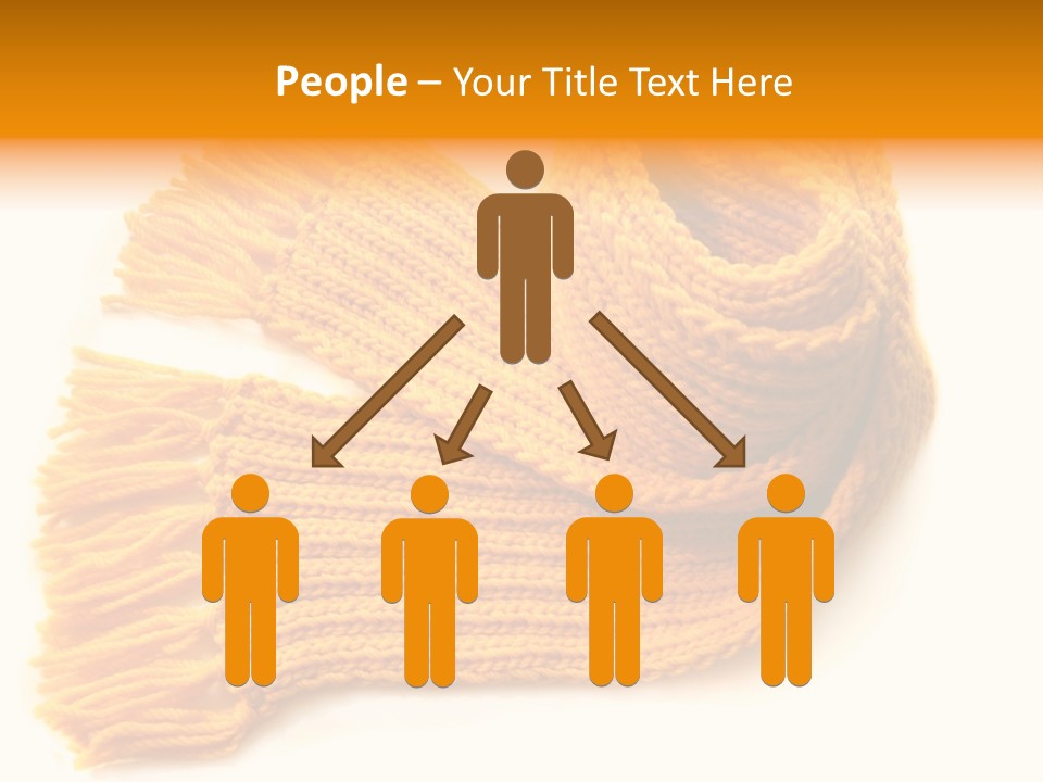 Accessory Scarf Warm PowerPoint Template