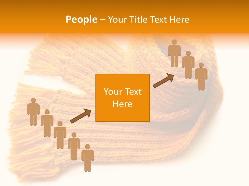 Accessory Scarf Warm PowerPoint Template