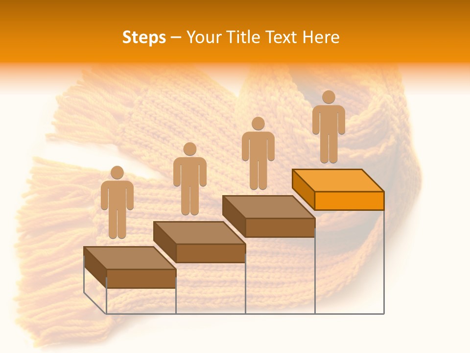 Accessory Scarf Warm PowerPoint Template