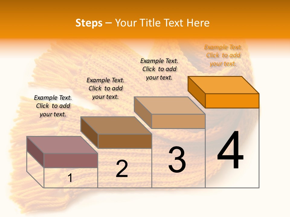 Accessory Scarf Warm PowerPoint Template