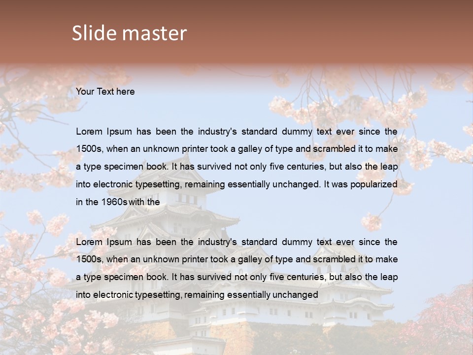 Ninja Landmark Pine PowerPoint Template