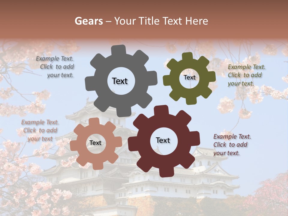 Ninja Landmark Pine PowerPoint Template