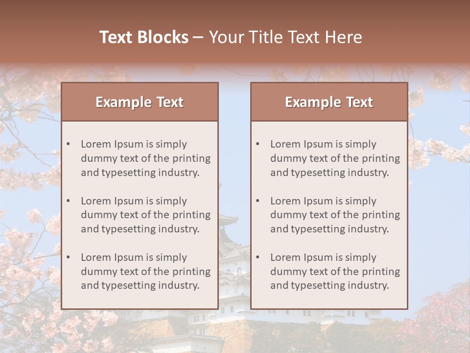 Ninja Landmark Pine PowerPoint Template