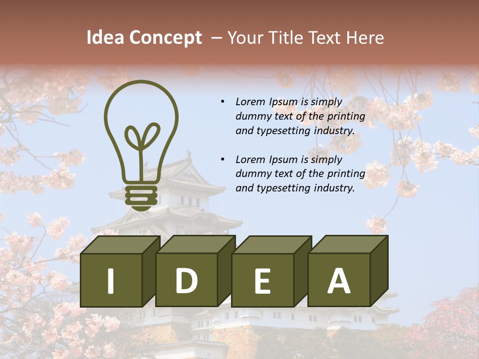 Ninja Landmark Pine PowerPoint Template