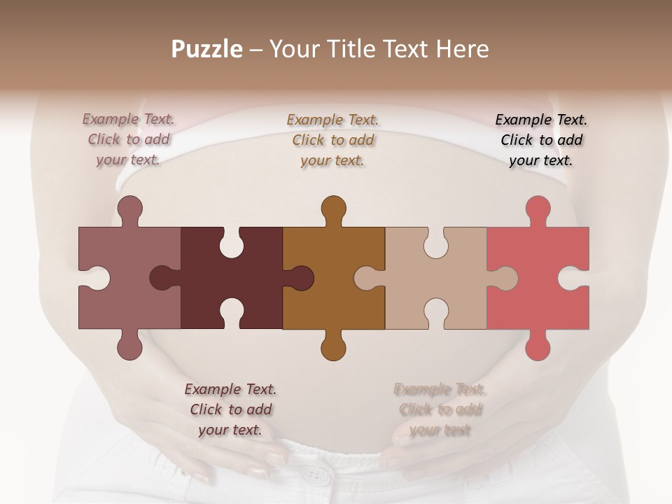 People White Hand PowerPoint Template