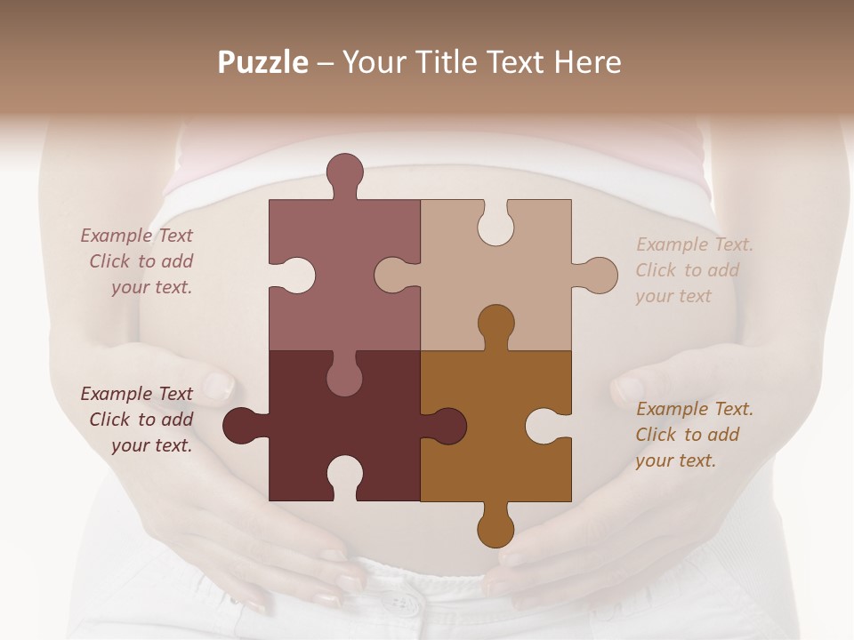 People White Hand PowerPoint Template