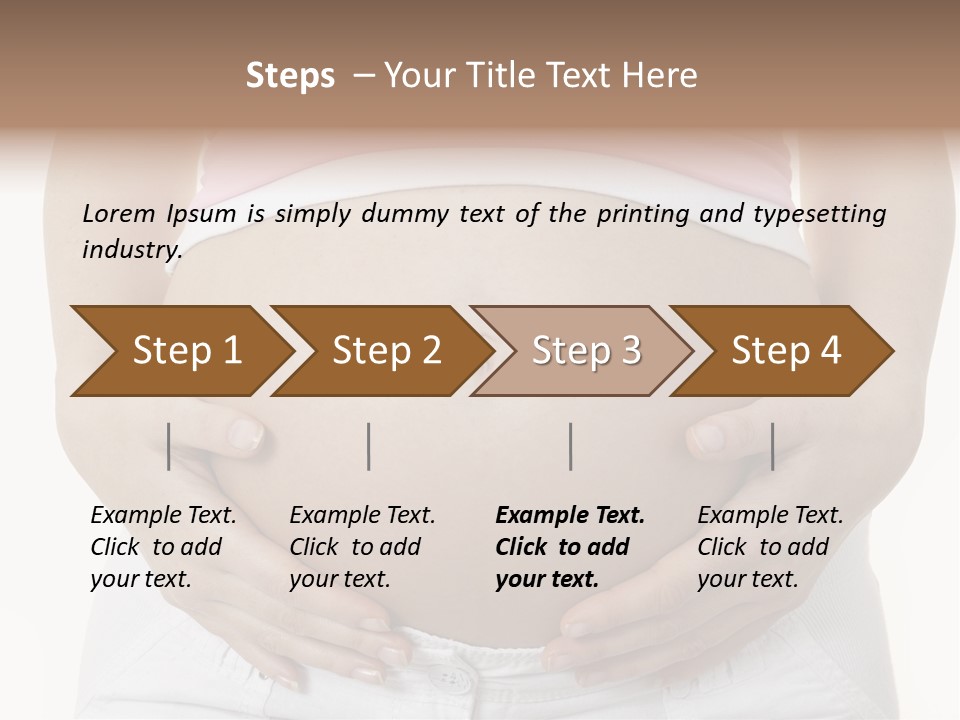 People White Hand PowerPoint Template