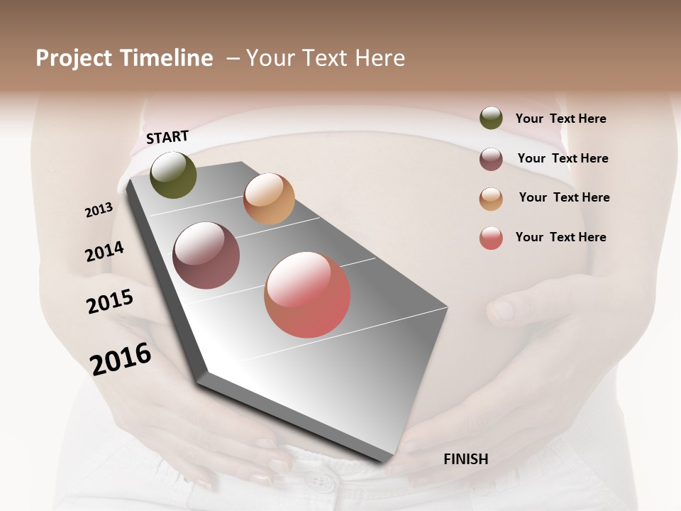 People White Hand PowerPoint Template