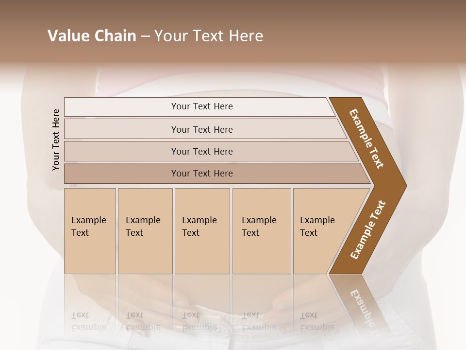 People White Hand PowerPoint Template