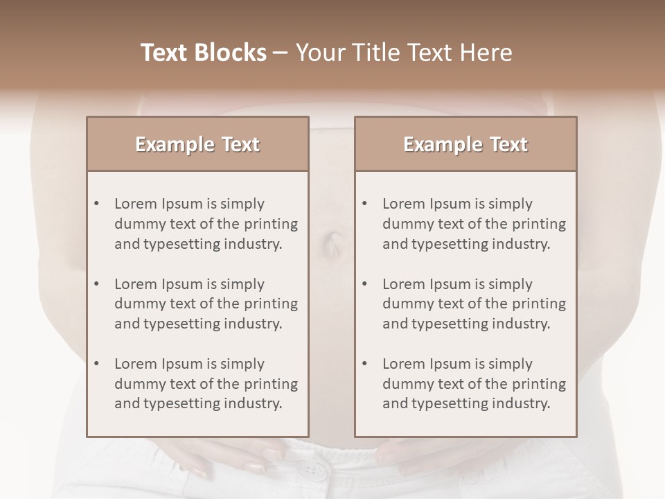 People White Hand PowerPoint Template