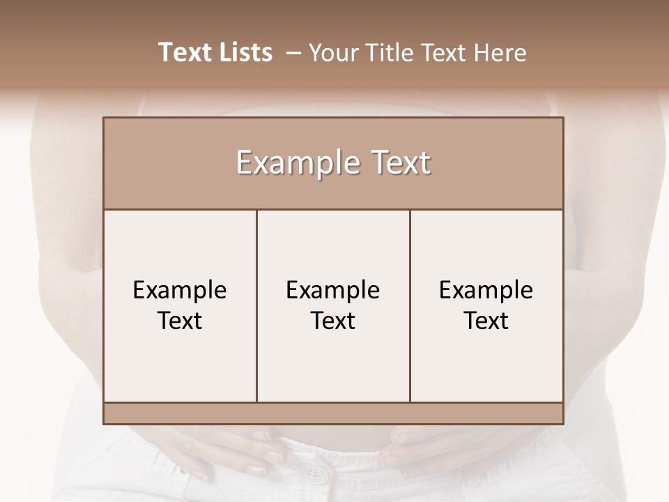 People White Hand PowerPoint Template
