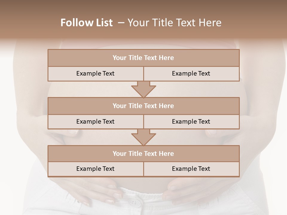 People White Hand PowerPoint Template