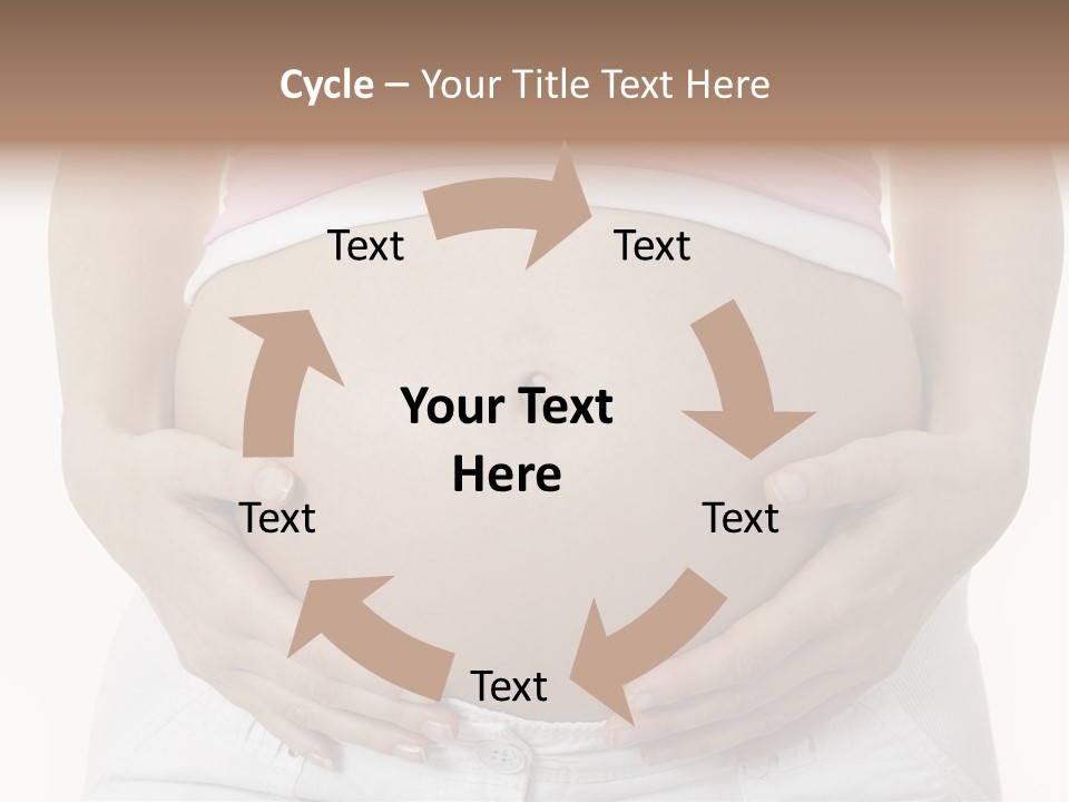 People White Hand PowerPoint Template