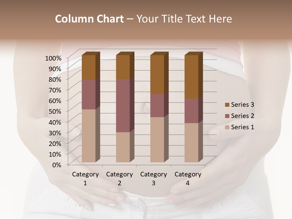 People White Hand PowerPoint Template