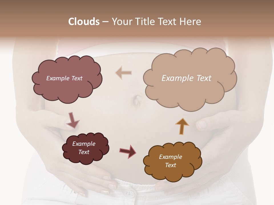 People White Hand PowerPoint Template