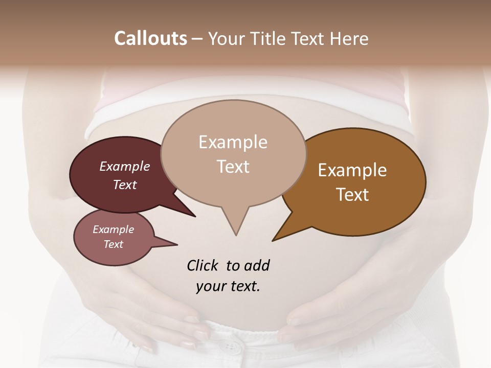 People White Hand PowerPoint Template