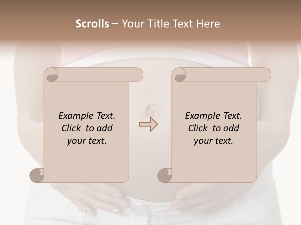 People White Hand PowerPoint Template