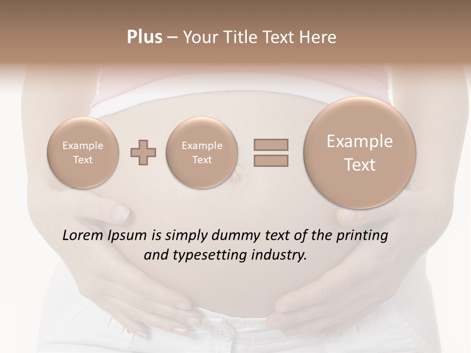 People White Hand PowerPoint Template