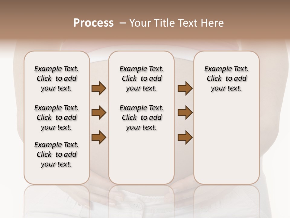 People White Hand PowerPoint Template