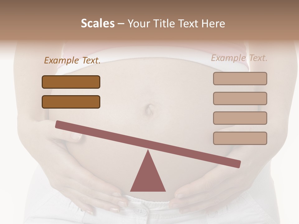 People White Hand PowerPoint Template