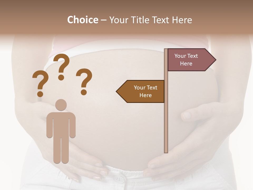 People White Hand PowerPoint Template