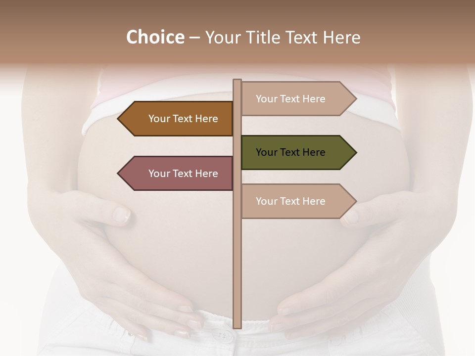 People White Hand PowerPoint Template