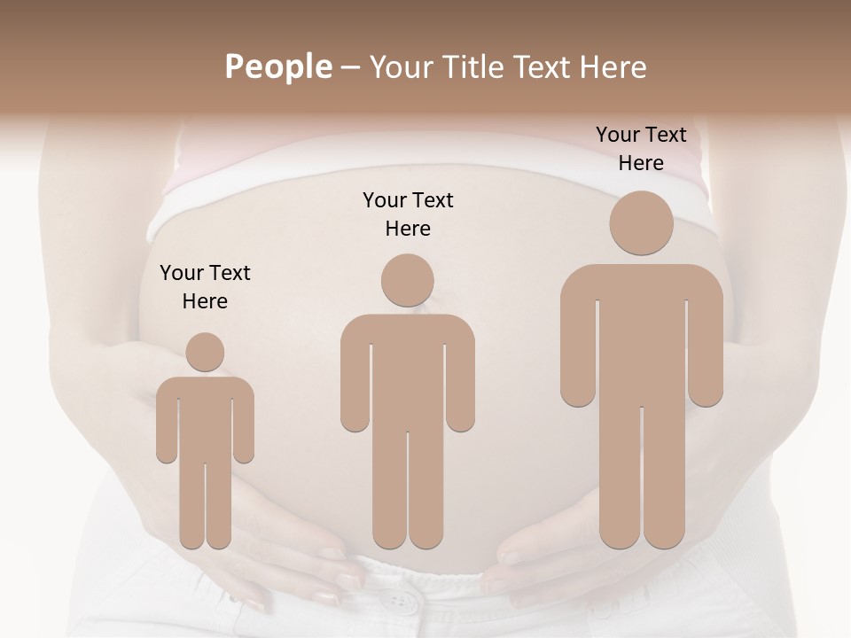 People White Hand PowerPoint Template