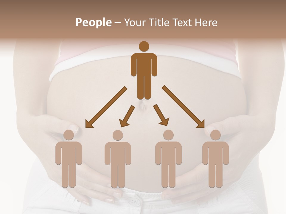 People White Hand PowerPoint Template