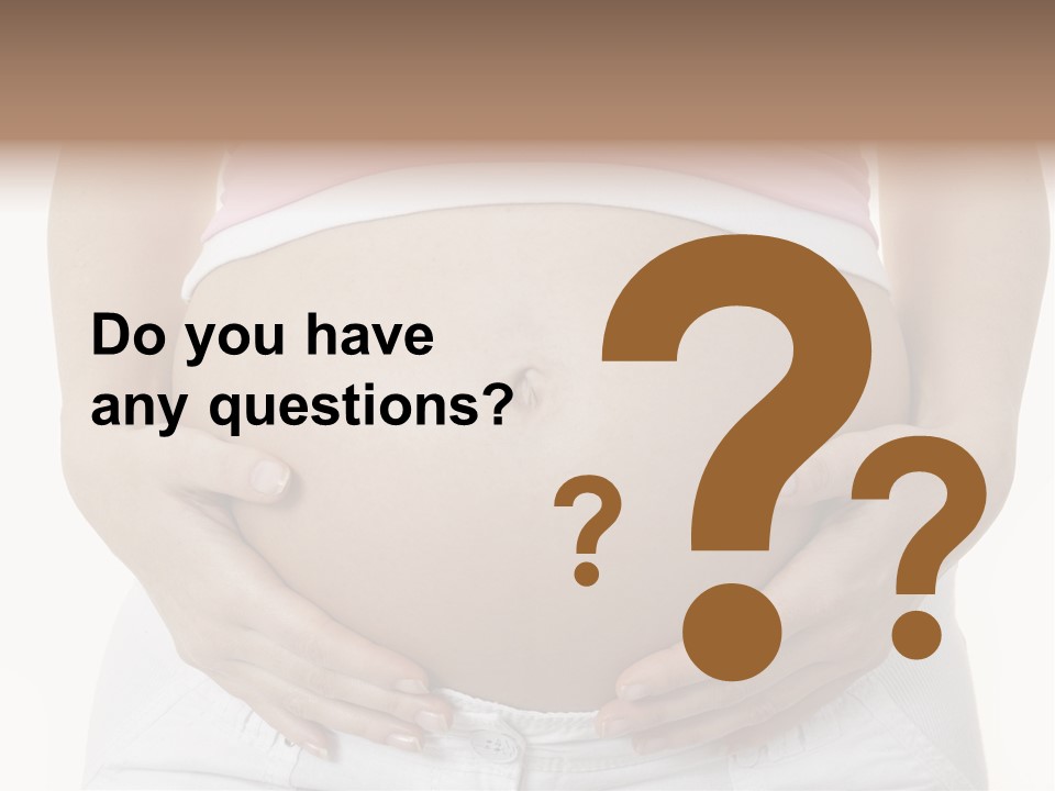 People White Hand PowerPoint Template