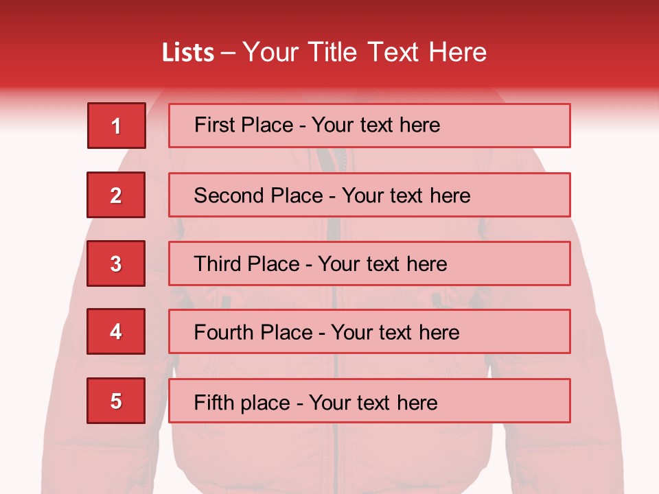 Jacket Warm Style PowerPoint Template