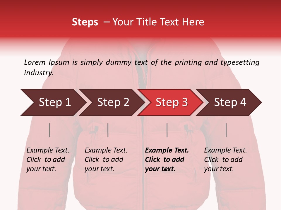 Jacket Warm Style PowerPoint Template