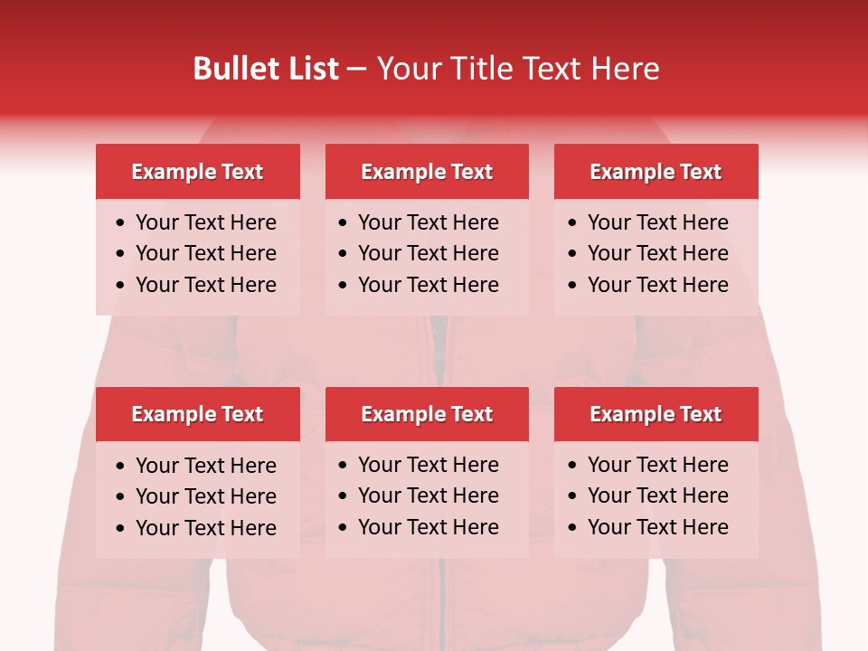 Jacket Warm Style PowerPoint Template