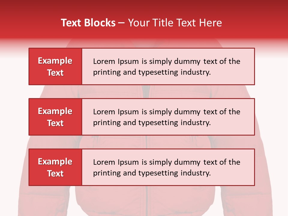 Jacket Warm Style PowerPoint Template