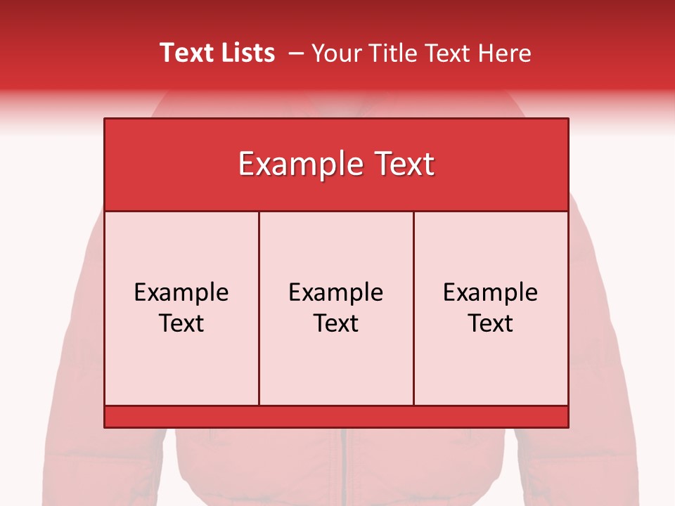 Jacket Warm Style PowerPoint Template