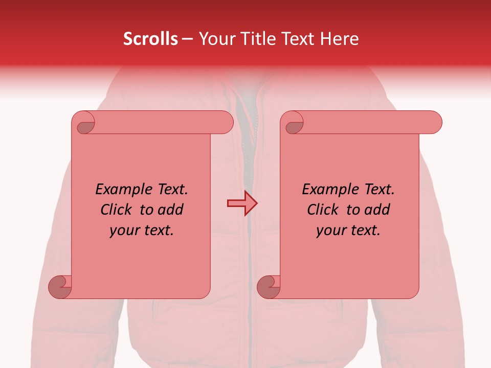 Jacket Warm Style PowerPoint Template