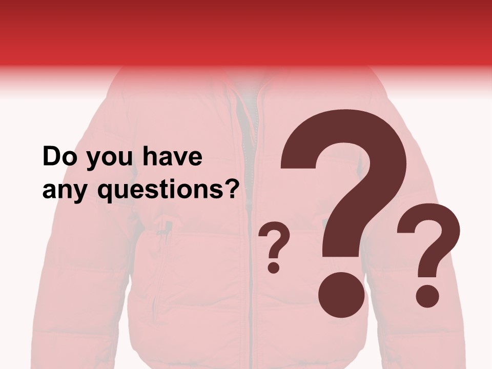 Jacket Warm Style PowerPoint Template