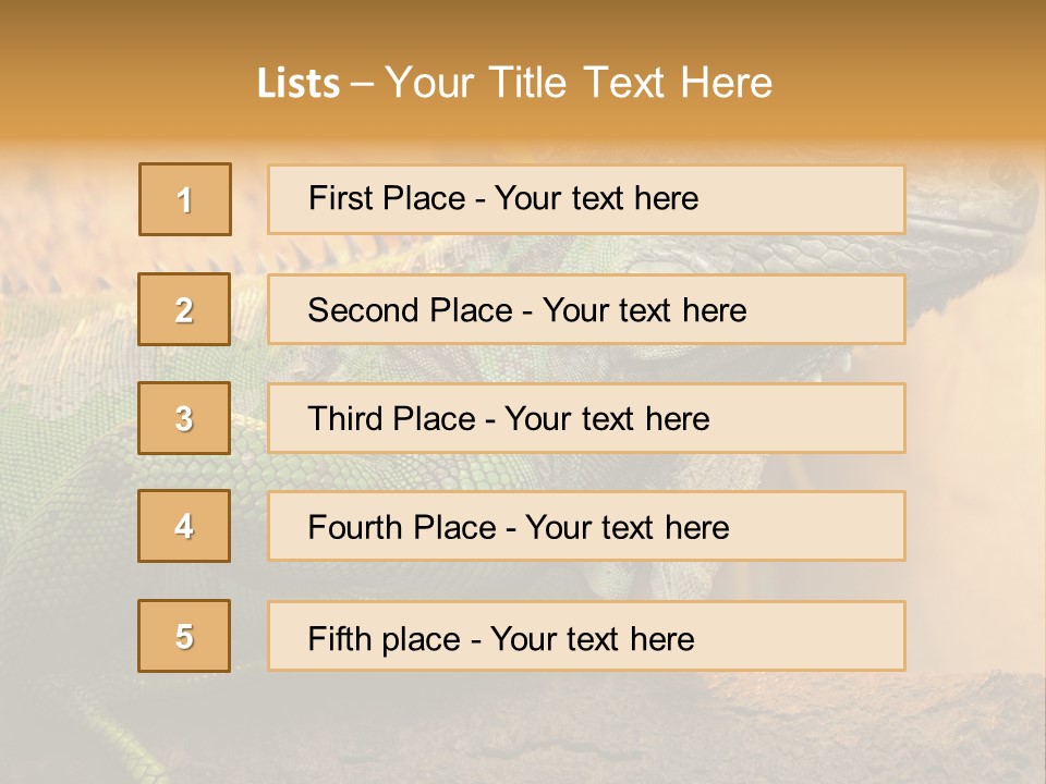 Glass Wild Wildlife PowerPoint Template