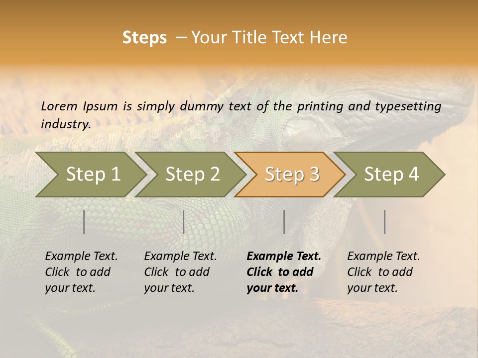 Glass Wild Wildlife PowerPoint Template