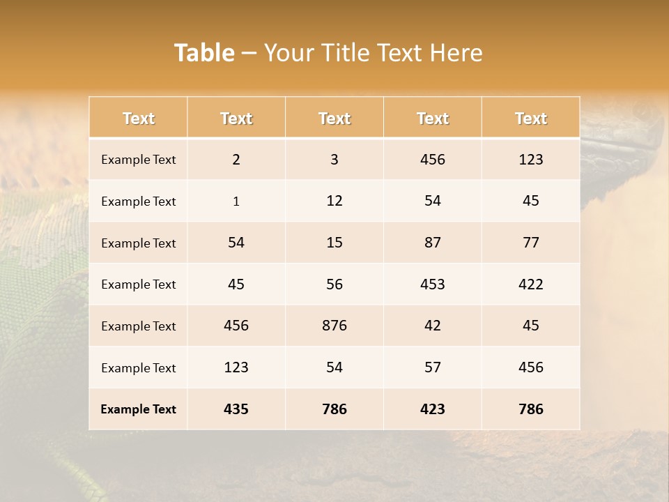 Glass Wild Wildlife PowerPoint Template