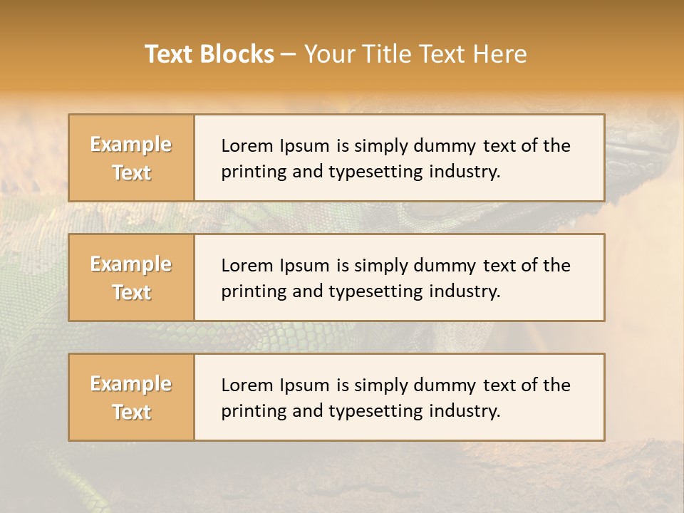 Glass Wild Wildlife PowerPoint Template