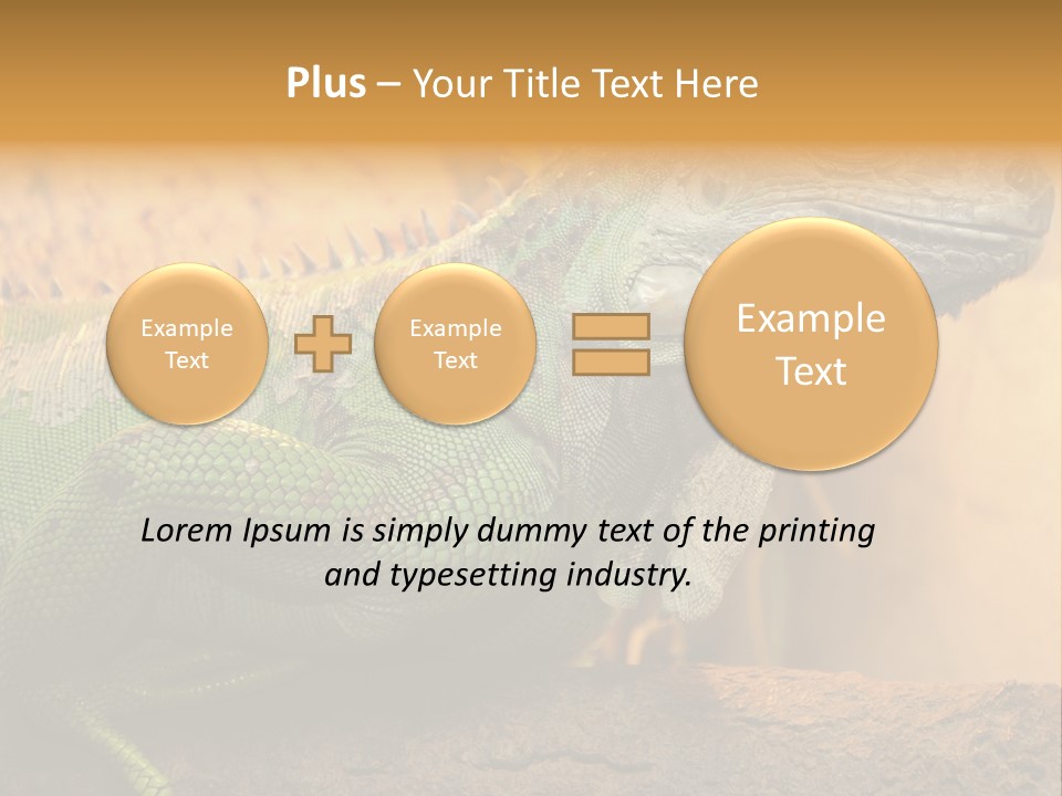 Glass Wild Wildlife PowerPoint Template