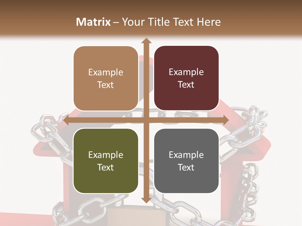 Market Icon White PowerPoint Template