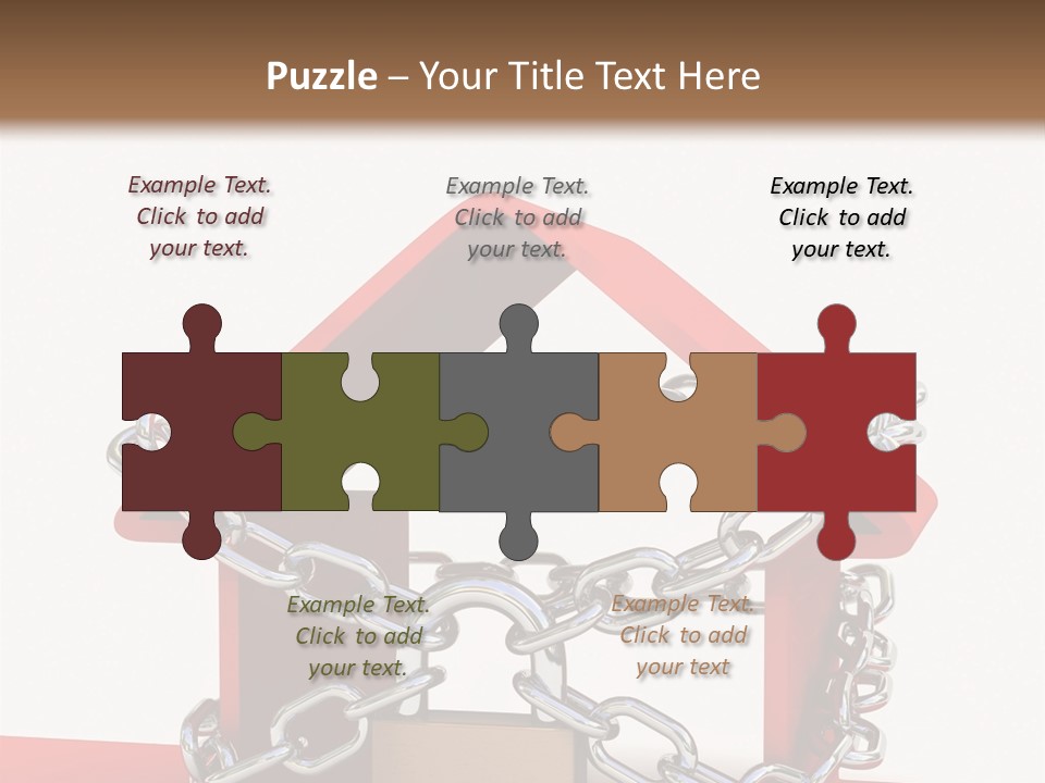 Market Icon White PowerPoint Template