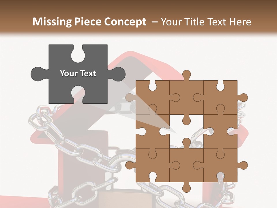 Market Icon White PowerPoint Template