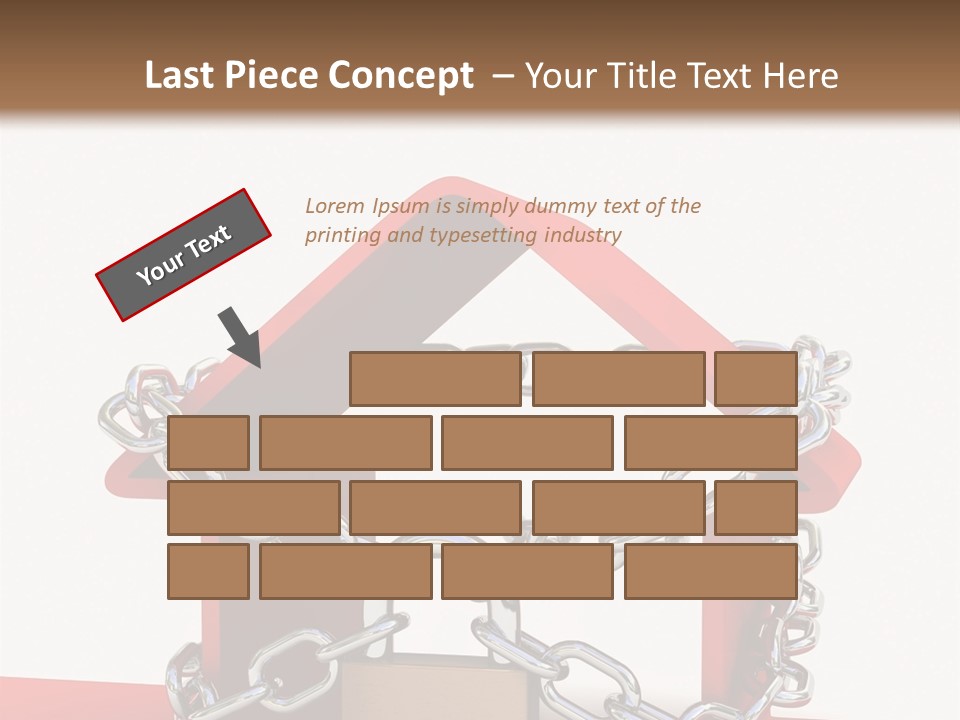 Market Icon White PowerPoint Template