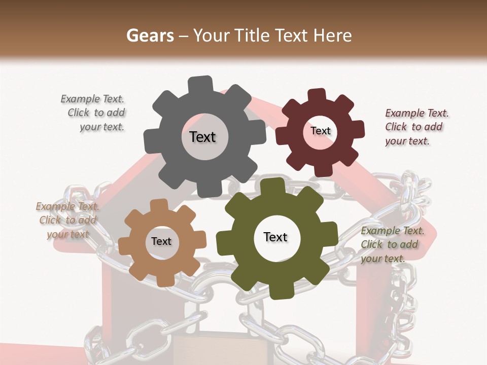 Market Icon White PowerPoint Template